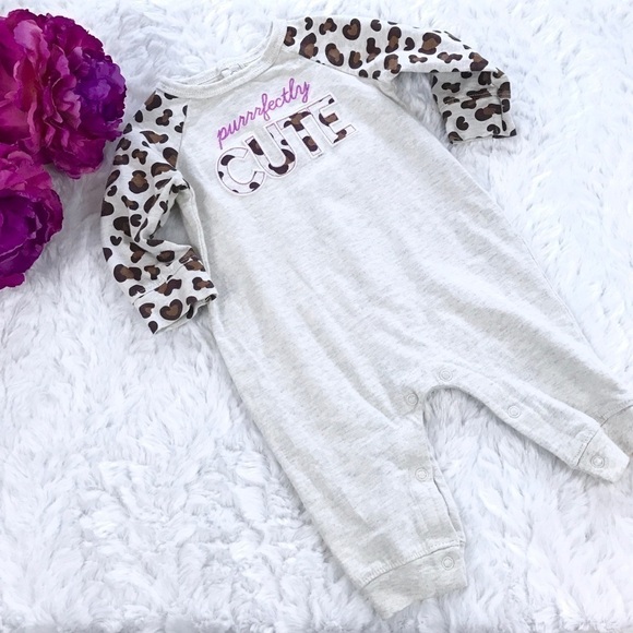 JUST One You Purrrfectly Cute Romper - Picture 1 of 4